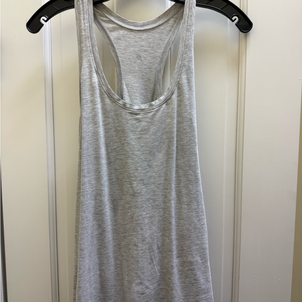 Lululemon Athletica Light Gray Tank Top